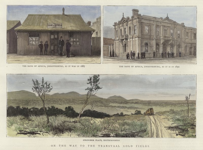 Auf dem Weg zu den Goldfeldern des Transvaal von English School