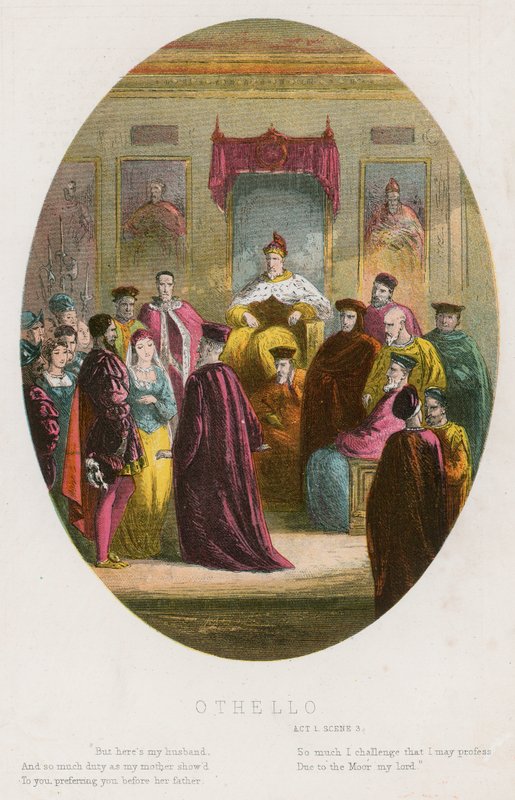 Othello, Akt 1 Szene iii von English School