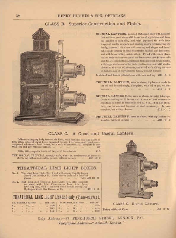Seite aus Henry Hughes & Son