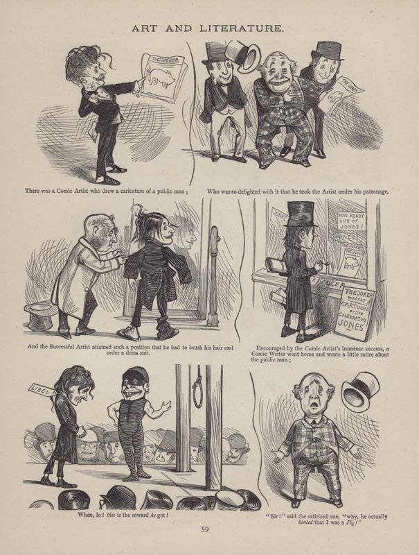 Seite aus The British Working Man or One Who Does Not Believe In Him (Gravur) von English School