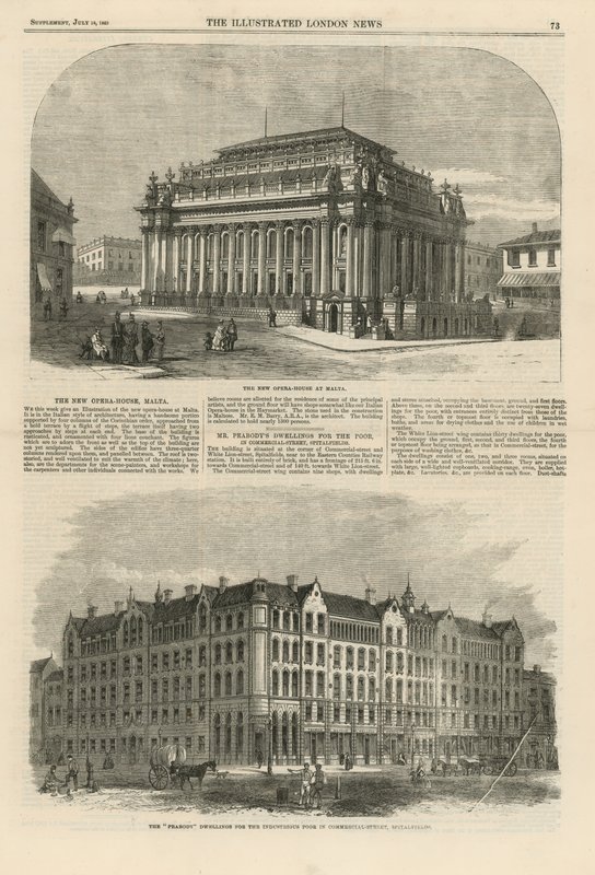 Seite aus den Illustrated London News von English School