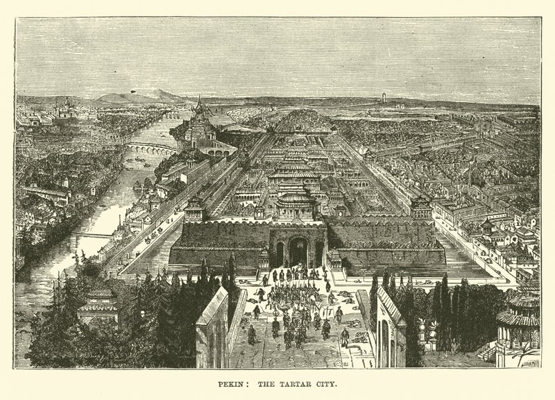 Peking, die Tartarstadt von English School