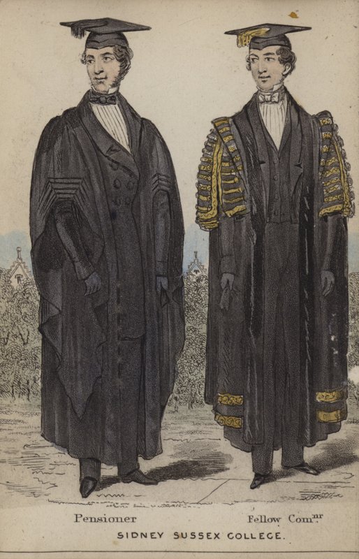 Pensionär, Fellow Commoner, Sidney Sussex College von English School