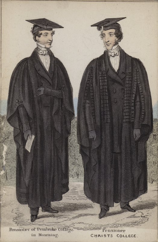 Pensionär des Pembroke College in Trauer, Pensionär, Christs College von English School
