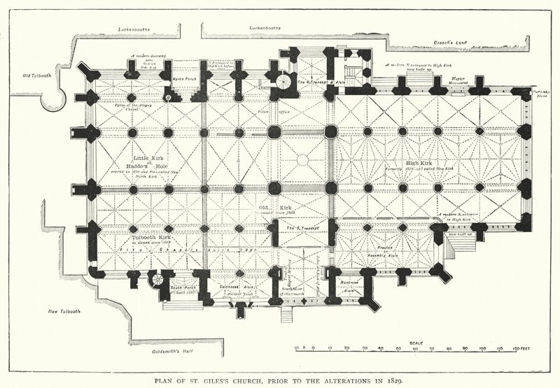 Plan der St Giles