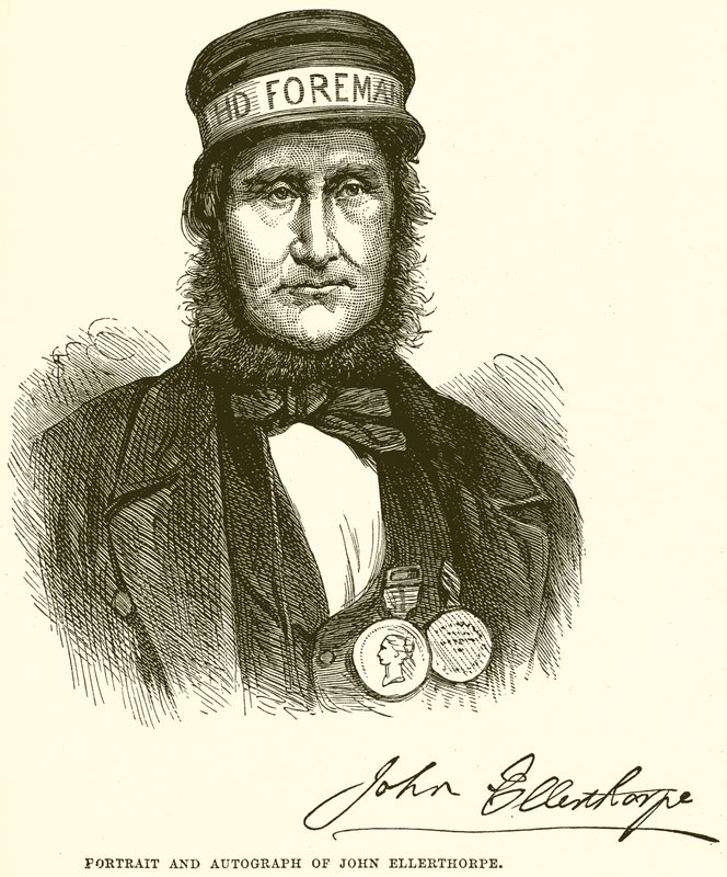 Porträt und Autogramm von John Ellerthorpe von English School