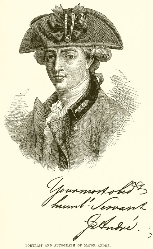 Porträt und Autogramm von Major Andre von English School
