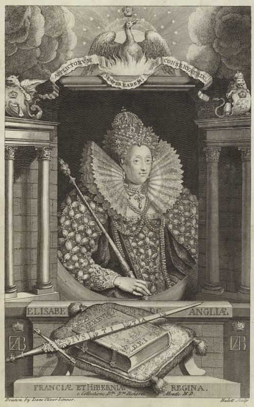 Porträt von Elisabeth I. von England von English School