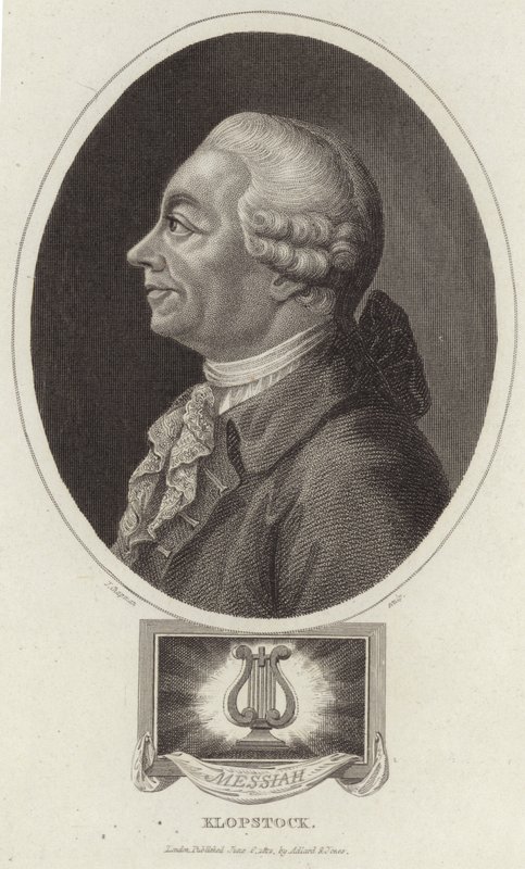 Porträt von Friedrich Gottlieb Klopstock von English School