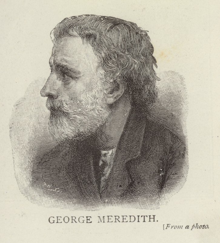 Porträt von George Meredith von English School