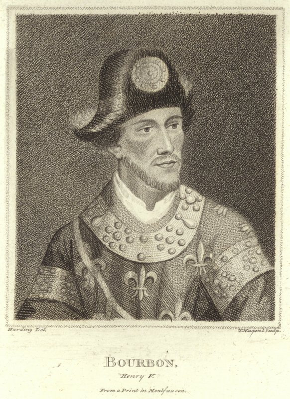 Porträt von Heinrich V., Haus Bourbon von English School