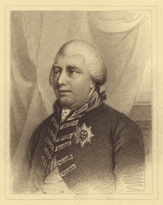Porträt von König George III. von English School