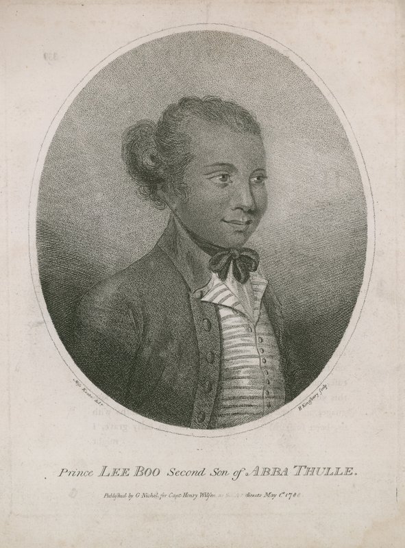 Porträt von Prinz Lee Boo von Palau von English School