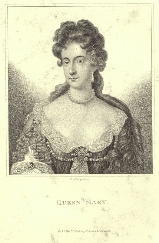 Porträt von Königin Maria I. von England und Irland von English School