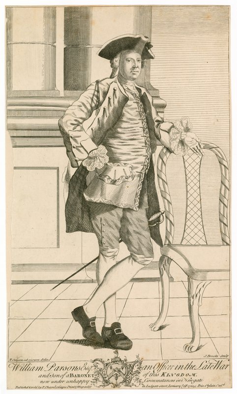Porträt von William Parsons von English School