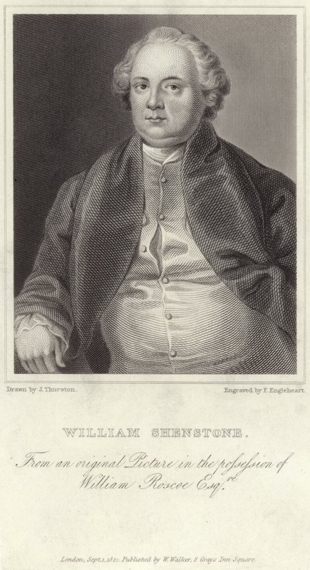 Porträt von William Shenstone von English School