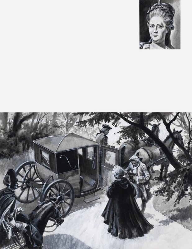 Möglicherweise Königin Anne von English School
