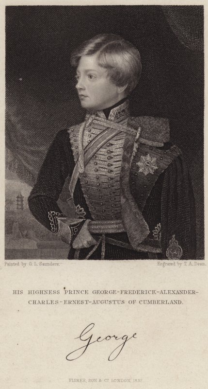 Prinz Georg-Friedrich-Alexander-Karl-Ernst-Augustus von Cumberland von English School