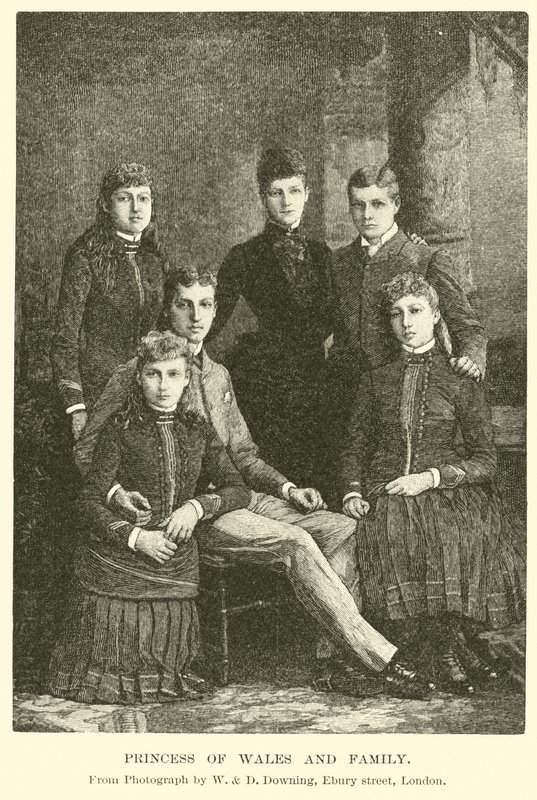 Prinzessin von Wales und Familie von English School