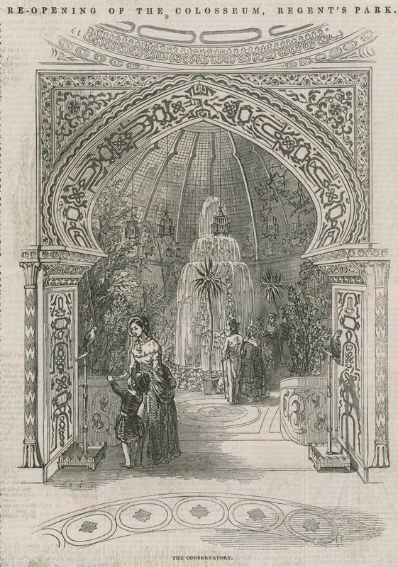 Wiedereröffnung des Kolosseums, Regents Park: Das Konservatorium von English School
