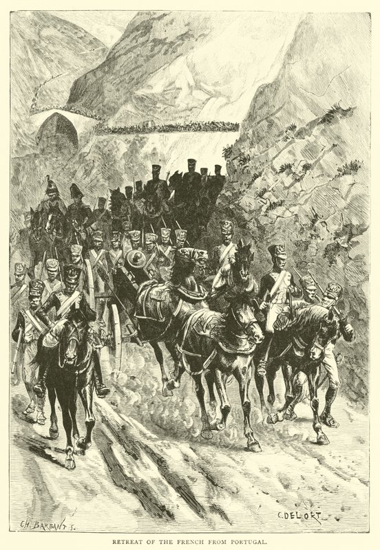 Rückzug der Franzosen aus Portugal von English School