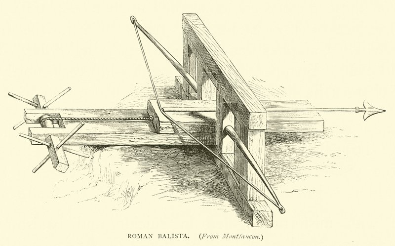 Römische Ballista von English School