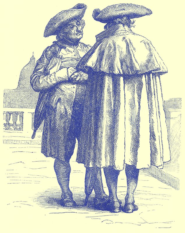 Römische Priester, Illustration aus Illustrierte Reisen, herausgegeben von H. W. Bates, veröffentlicht um 1880 von English School