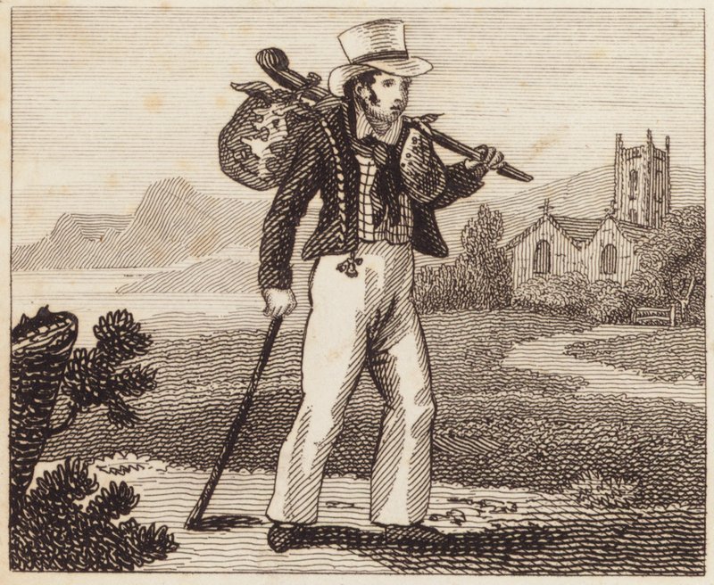 Matrose auf der Heimreise (Gravur) von English School