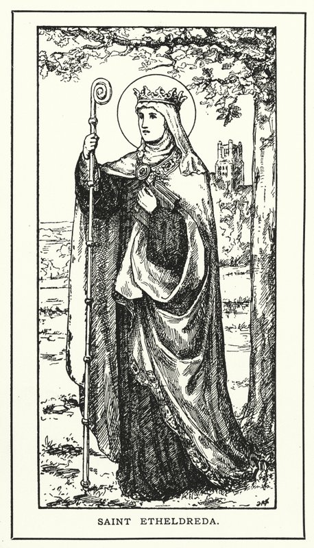 Heilige Etheldreda von English School