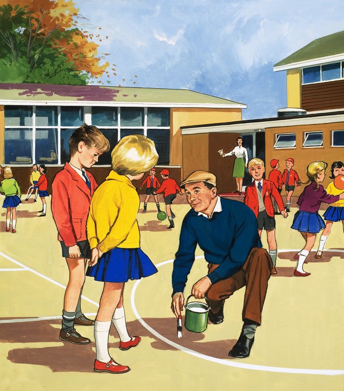 Hausmeister und Allrounder von English School