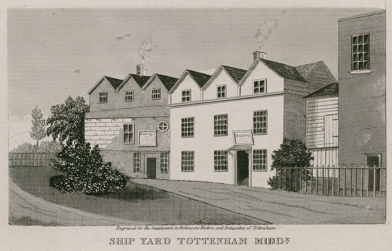 Schiffswerft, Tottenham, London von English School