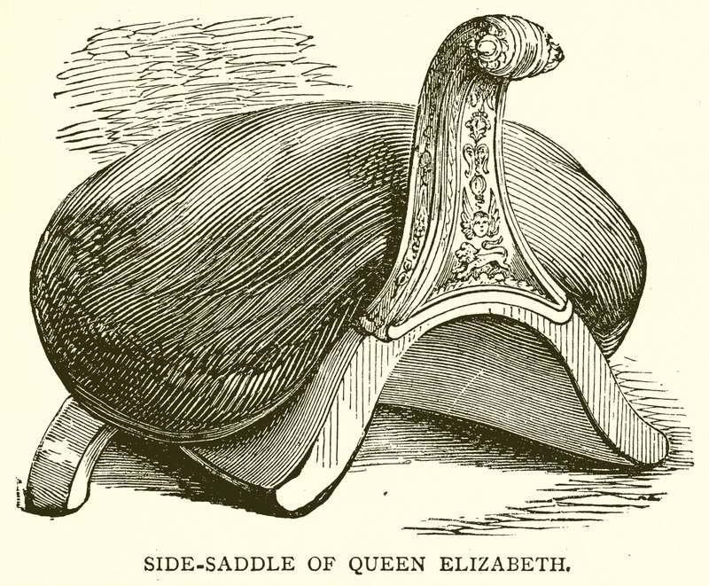 Damensattel von Königin Elisabeth von English School