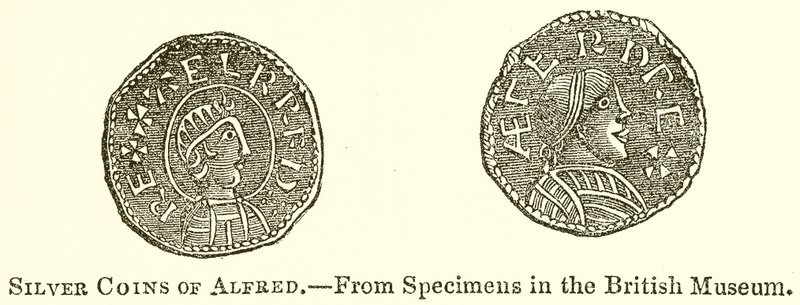 Silbermünzen von Alfred von English School