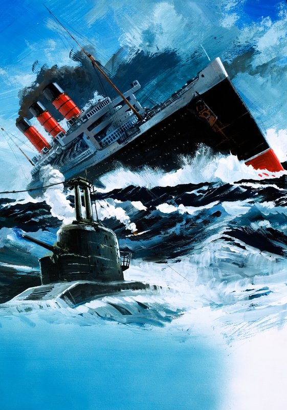 Das Sinken der Lusitania von English School