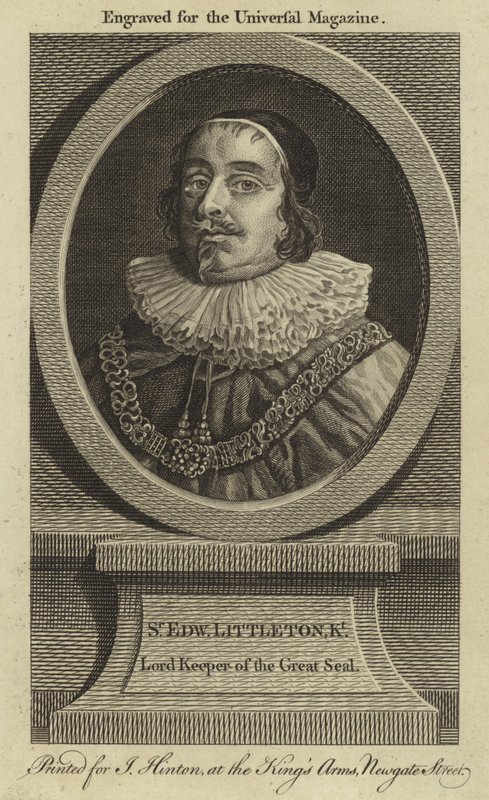 Sir Edward Littleton, Lord Keeper of the Great Seal von English School