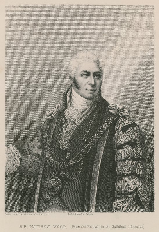 Sir Matthew Wood, Lord Mayor von London, 1809 von English School