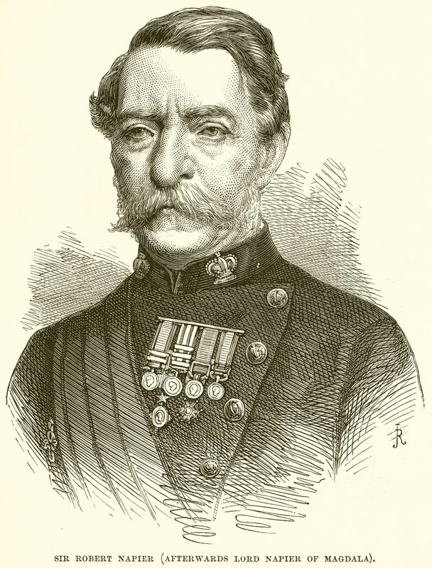 Sir Robert Napier (später Lord Napier von Magdala) von English School