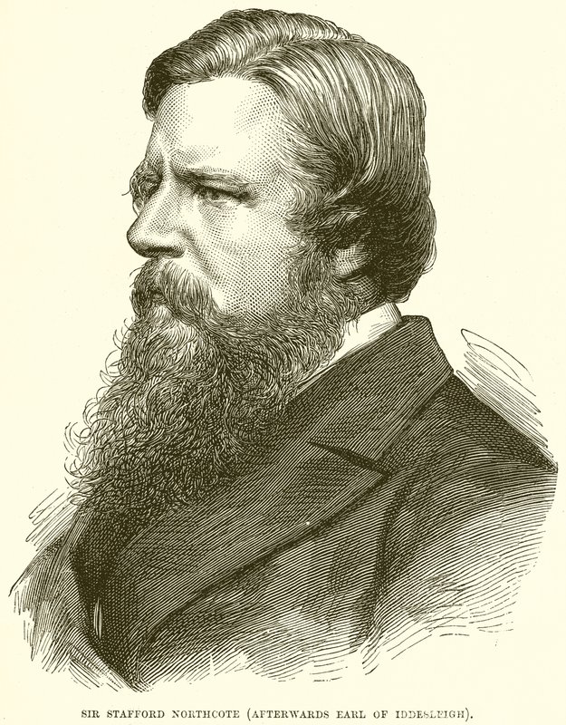 Sir Stafford Northcote (später Earl of Iddesleigh) von English School
