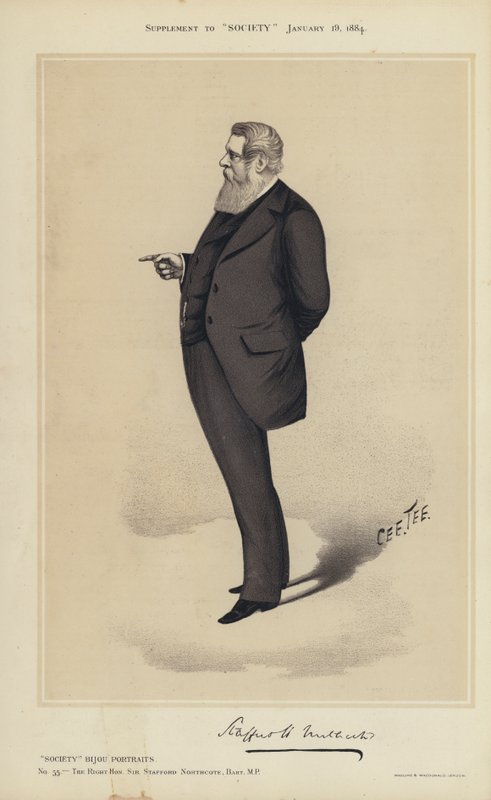 Sir Stafford Northcote, MP von English School