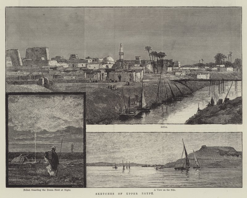 Skizzen von Oberägypten (Stich) von English School