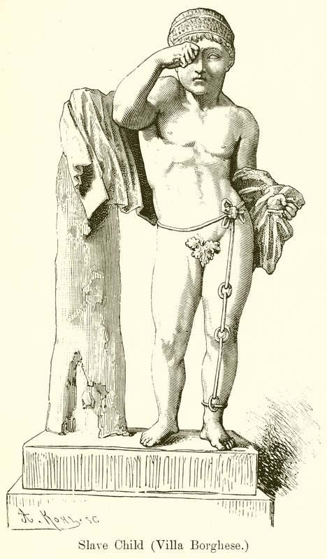 Sklavenkind (Villa Borghese) (Gravur) von English School