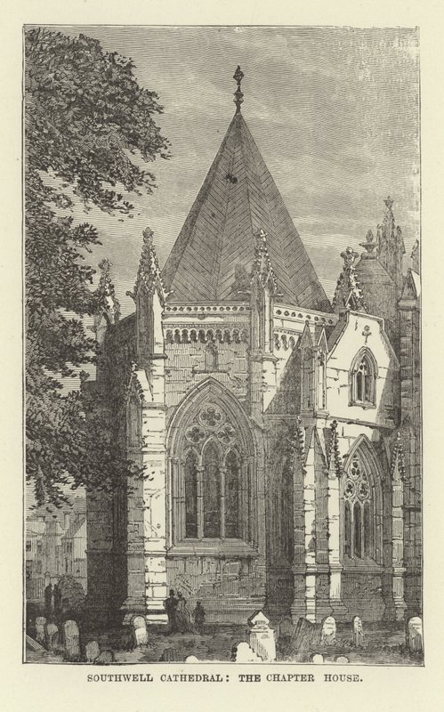 Southwell Kathedrale, das Kapitelhaus von English School