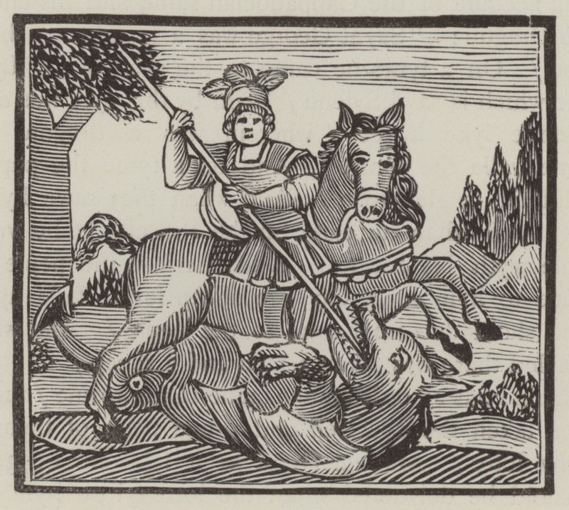 St. Georg (Stich) von English School