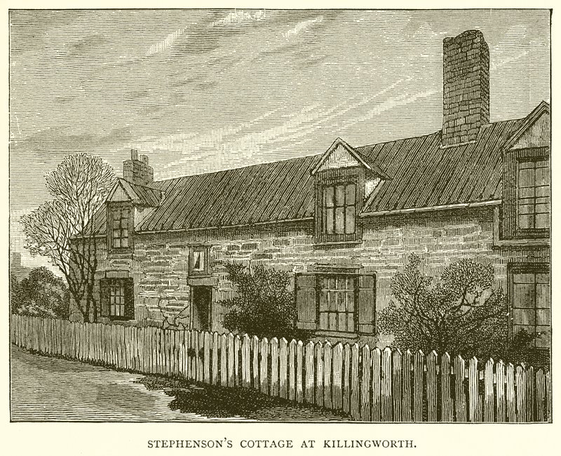 Stephensons Hütte in Killingworth von English School
