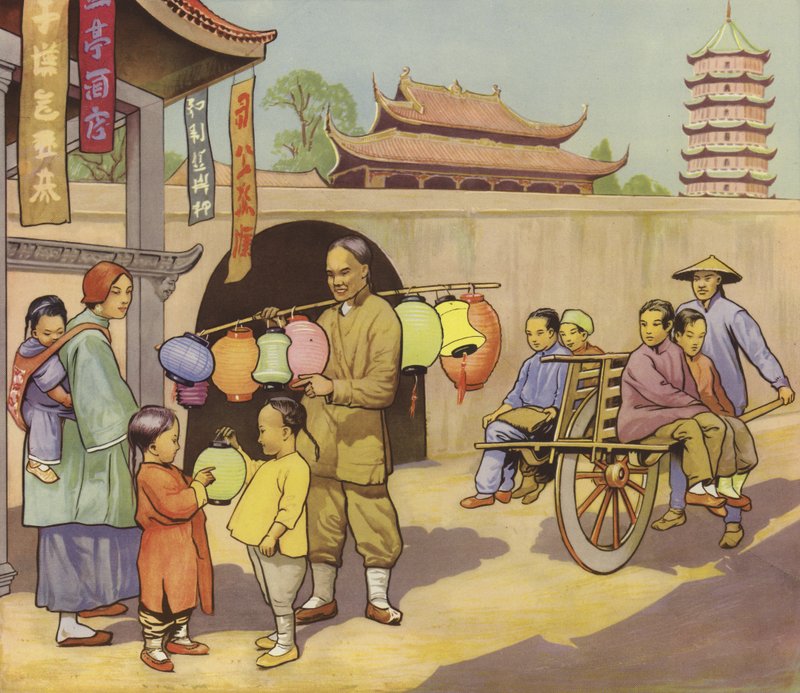Straße in China von English School