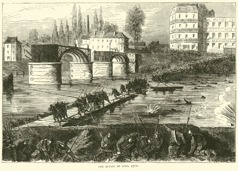 Das Ereignis vom 17. April, April 1871 von English School