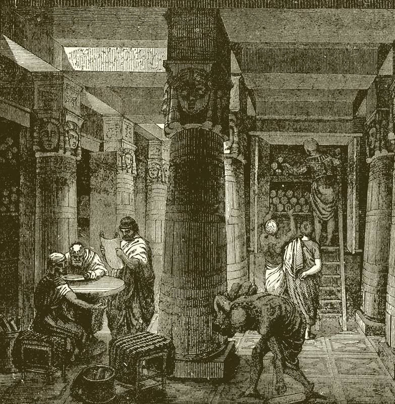 Die Bibliothek von Alexandria von English School