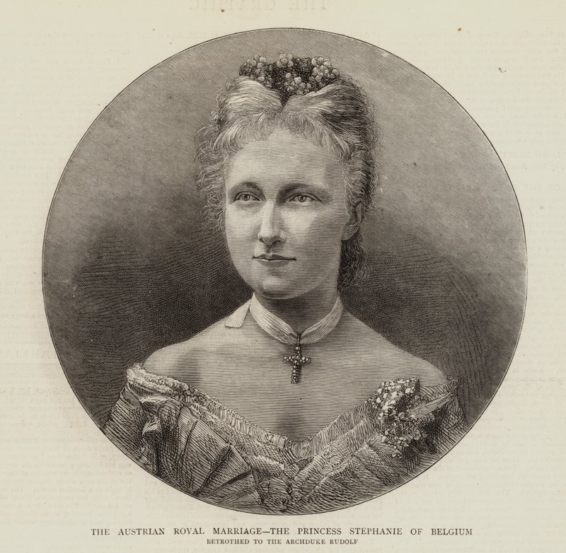 Die österreichische königliche Hochzeit, Prinzessin Stephanie von Belgien von English School