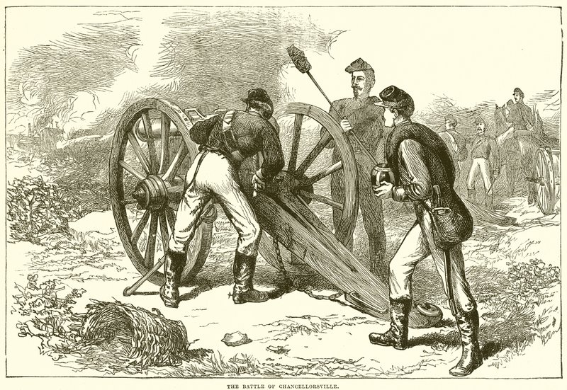 Die Schlacht von Chancellorsville von English School