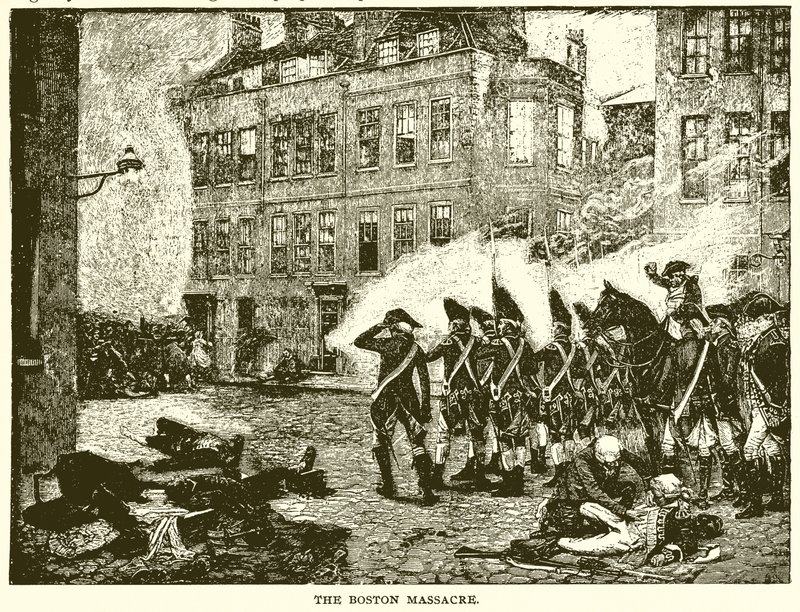 Das Massaker von Boston von English School